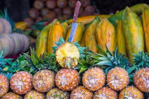 Pineapples Stock Photos