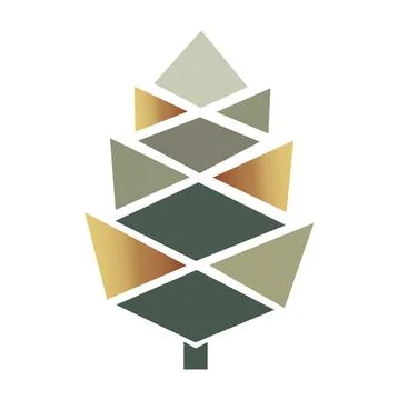 Pinecone Icon Vector Stock Illustration
