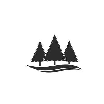 Pines tree vector illustration design Stock Illustration