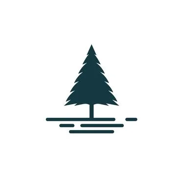 Pines tree vector illustration design Stock Illustration