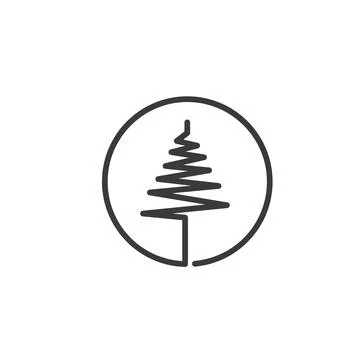Pines tree vector illustration design Stock Illustration