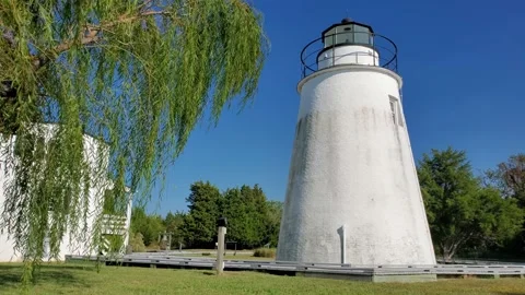 Piney Point Lighthouse, St. Mary's County, Maryland. Stock Footage 140867513