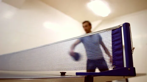 Ping-pong c Stock Footage 32344972