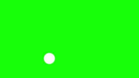 Ping Pong Circle Loop Animation Left Right Seamless Motion Chroma Key Stock Footage 335104702