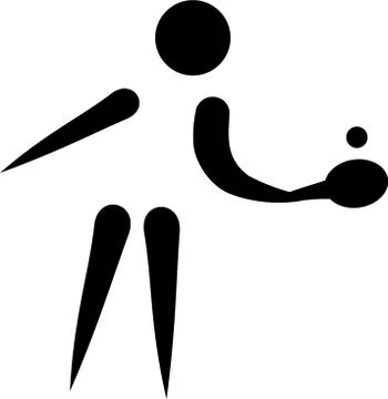 Ping pong icon Stock Illustration