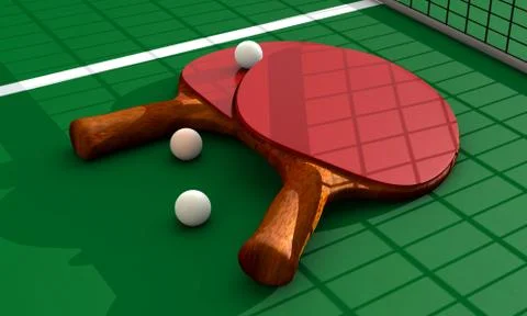 Ping Pong Stock Illustration