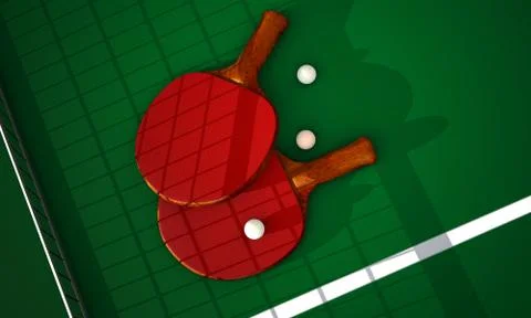 Ping pong Stock Illustration
