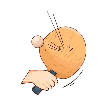 Ping pong illustration Stock Illustration