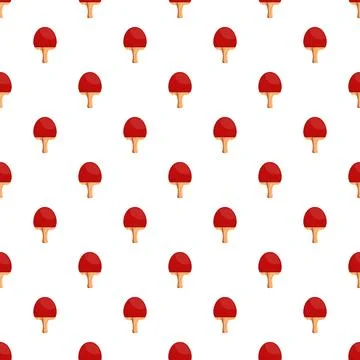 Ping pong paddle pattern for table tennis background Stock Illustration