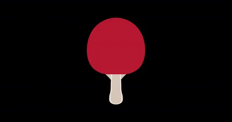 Pingpong or table tennis isolated icon sport game Vector Image