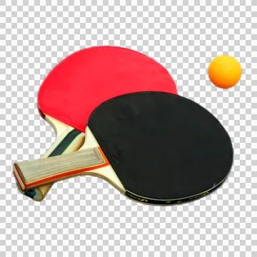Ping pong paddles Stock Illustration