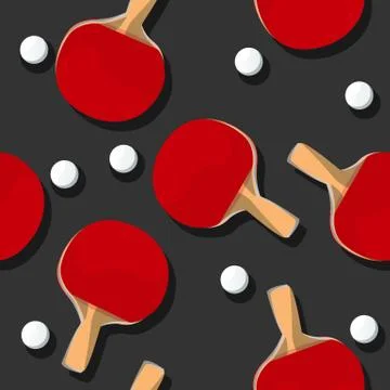 Ping Pong pattern Stock Illustration