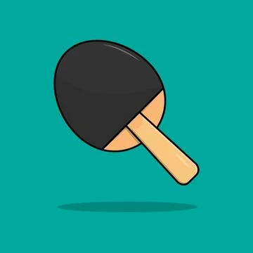 Ping Pong Racket Stock Illustration