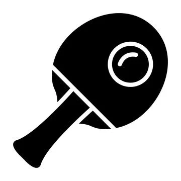 Ping pong Vector Icon Design Illustration Stock Illustration
