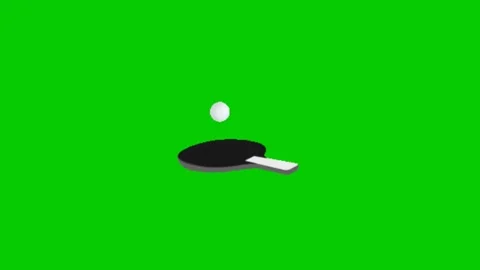 Pingpong animation on green screen 動画素材 330660976