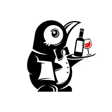 Pinguin vector illustration. Creative animal logo inspiration. can be used as Stock Illustration