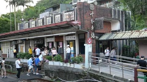 Pingxi train station, Taiwan Stock-Footage 264289790