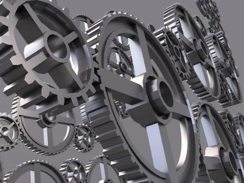 Pinion gear Stock Illustration