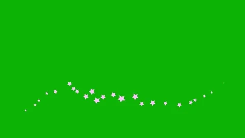 Pink 2 star wave green Stock Footage 259401767