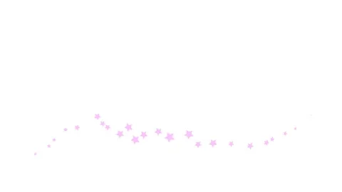 Pink 2 star wave white Video stock 259401749