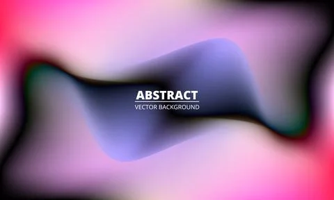 Pink abstract background with dark blurred gradient and halftones shapes. Stock Illustration