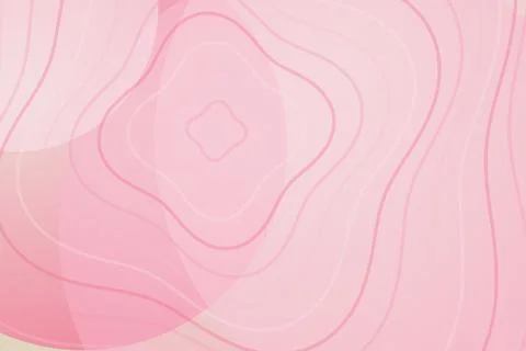 Pink abstract background with soft flowing lines and shapes Stock Illustration