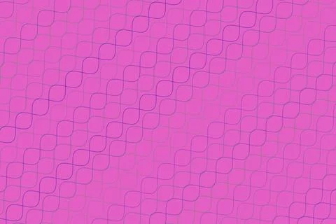 Pink abstract background with wavy line pattern and dots イラスト素材