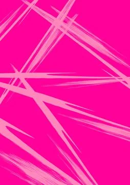 Pink Abstract Brush Stroke Background Vector Illustration Artistic Paint Te.. Stock Illustration