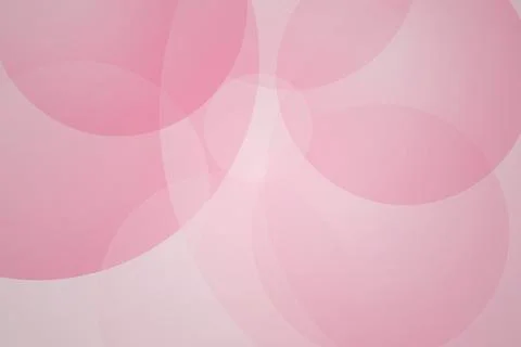 Pink abstract bubbles background with soft circles and light Stock Photos