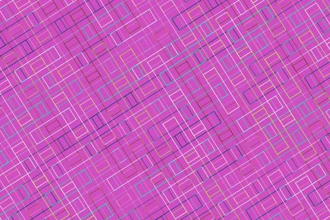 Pink abstract city map with glowing lines and streets Stock Illustration