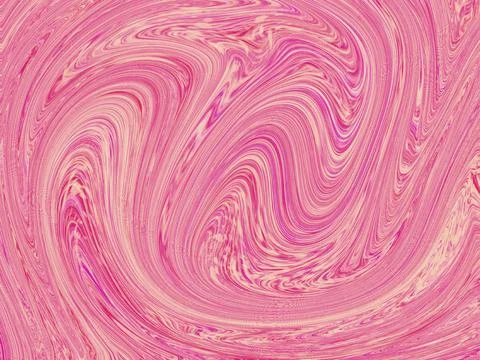 Pink abstract curl wave pattern background , greeting card or fabric Stock Illustration