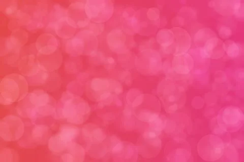 Pink abstract defocused background, circle shape bokeh pattern. Stock Illustration