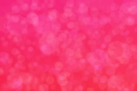 Pink abstract defocused background, circle shape bokeh pattern. Stock Illustration