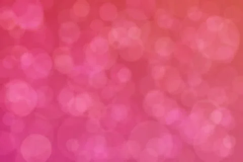 Pink abstract defocused background, circle shape bokeh pattern. Stockillustratie