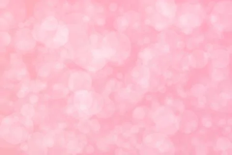 Pink abstract defocused background, circle shape bokeh pattern. Stockillustratie
