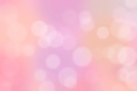 Pink abstract defocused background, circle shape bokeh pattern. Stockillustratie