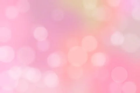 Pink abstract defocused background, circle shape bokeh pattern. Stock Illustration