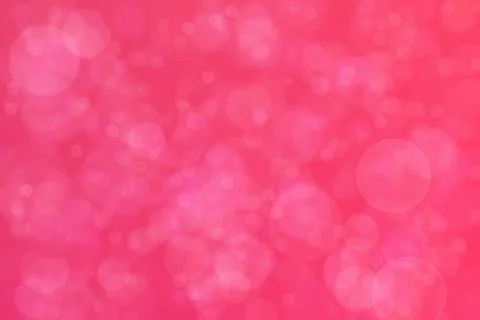 Pink abstract defocused background, circle shape bokeh pattern. Stock Illustration