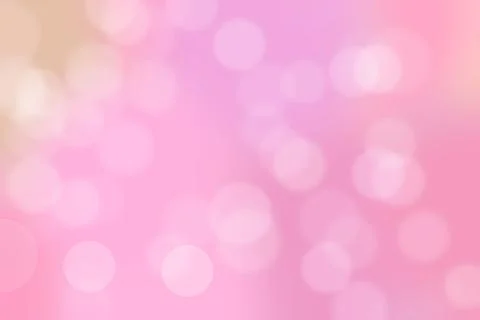Pink abstract defocused background, circle shape bokeh pattern. イラスト素材