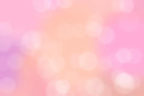 Pink abstract defocused background, circle shape bokeh pattern. Stock Illustration
