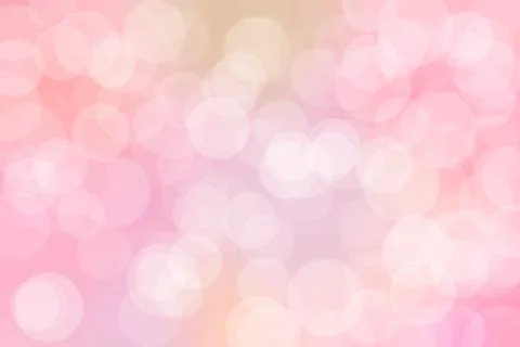 Pink abstract defocused background, circle shape bokeh pattern. イラスト素材
