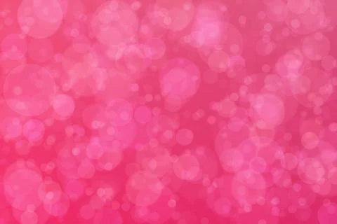 Pink abstract defocused background, circle shape bokeh pattern. Stockillustratie