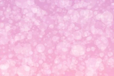 Pink abstract defocused background, circle shape bokeh pattern. Stockillustratie