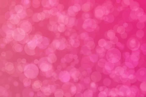 Pink abstract defocused background, circle shape bokeh pattern. Stock Illustration