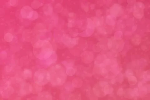 Pink abstract defocused background, circle shape bokeh pattern. Foto stock