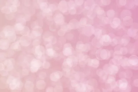 Pink abstract defocused background, circle shape bokeh pattern. Stock Photos