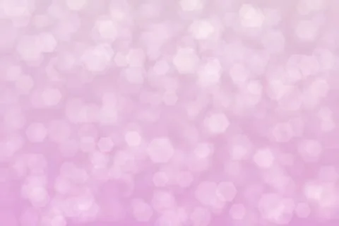 Pink abstract defocused background, hexagon shape bokeh pattern. Stock Illustration