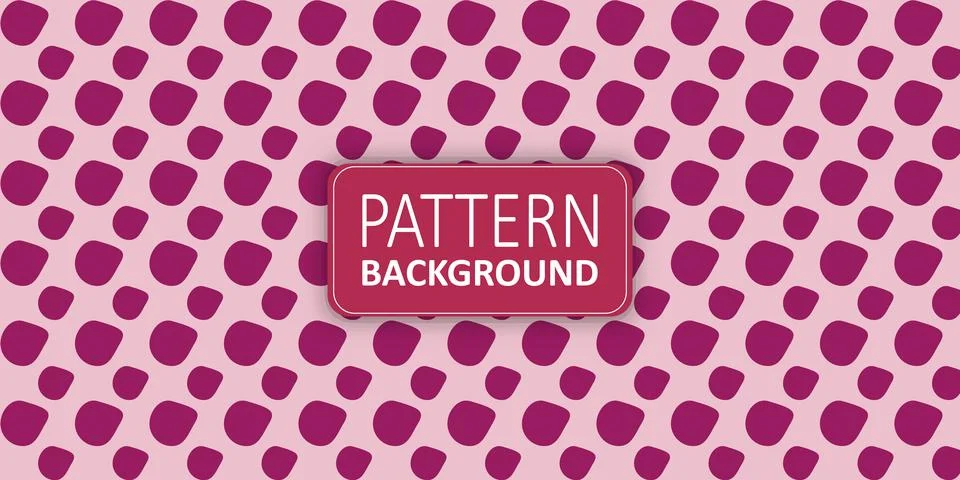 Pink Abstract Dot Pattern with Irregular Rounded Shapes Stock Illustration