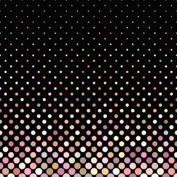 Pink abstract dot pattern - vector snowfall background design Stock Illustration