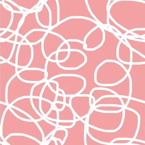 Pink abstract drawing seamless pattern for wallpaper or fabric Stock Illustration